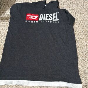 Diesel long sleeve hooded shirt